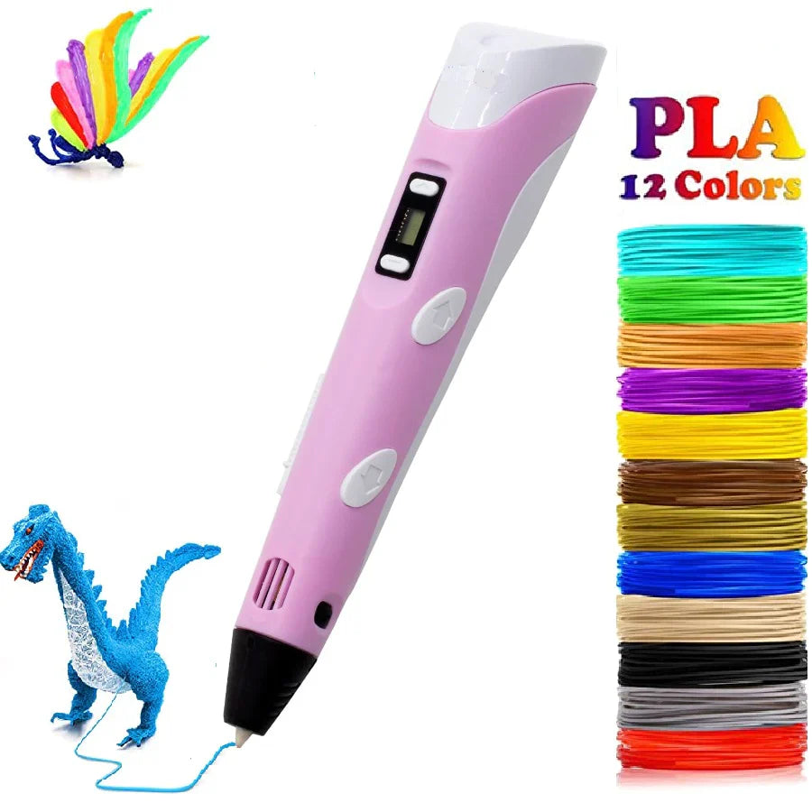 3D Printing Pen for Kids with PLA Filament Starter Kit