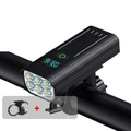 5000 Lumen Bike Light with 12 LEDs & USB-C Rechargeable Battery