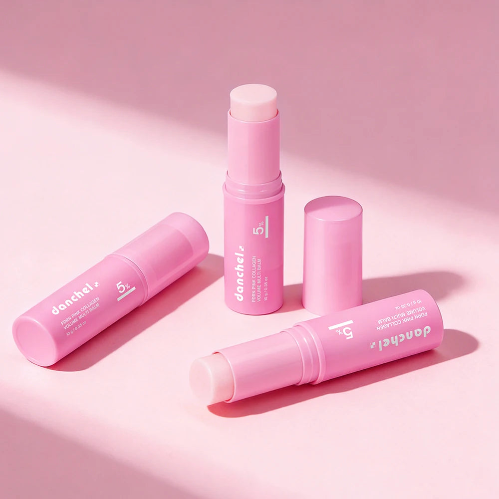 PDRN Pink Collagen Multi Volume Balm Stick Anti Aging Firming Anti Wrinkle For Eye Neck Forehead Smile Lines