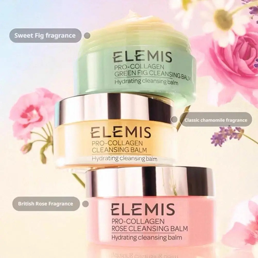 ELEMIS Pro-Collagen Skincare Set – Marine Cream, Cleansing Balm & Eye Serum, Anti-Aging Hydrating, Fades Fine Lines