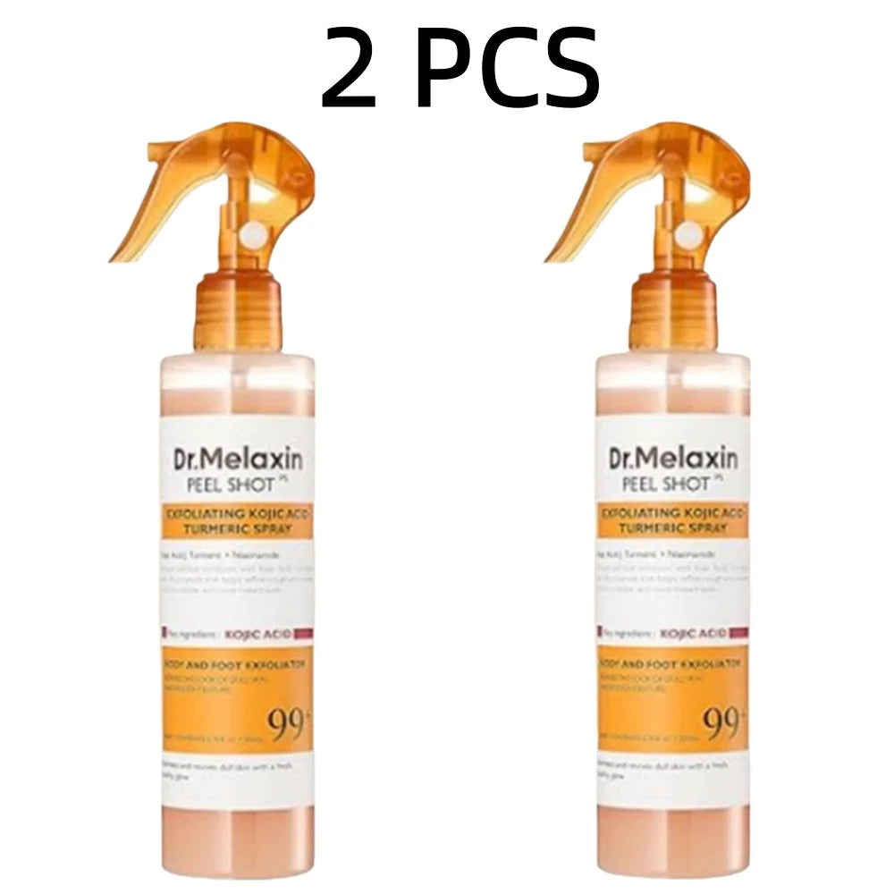 200ml Dr.Melaxin Peel Shot Exfoliating Kojic Acid Turmeric Spray Improve Dullness, Brighten Hydrate Soothing Moisturizing Skin