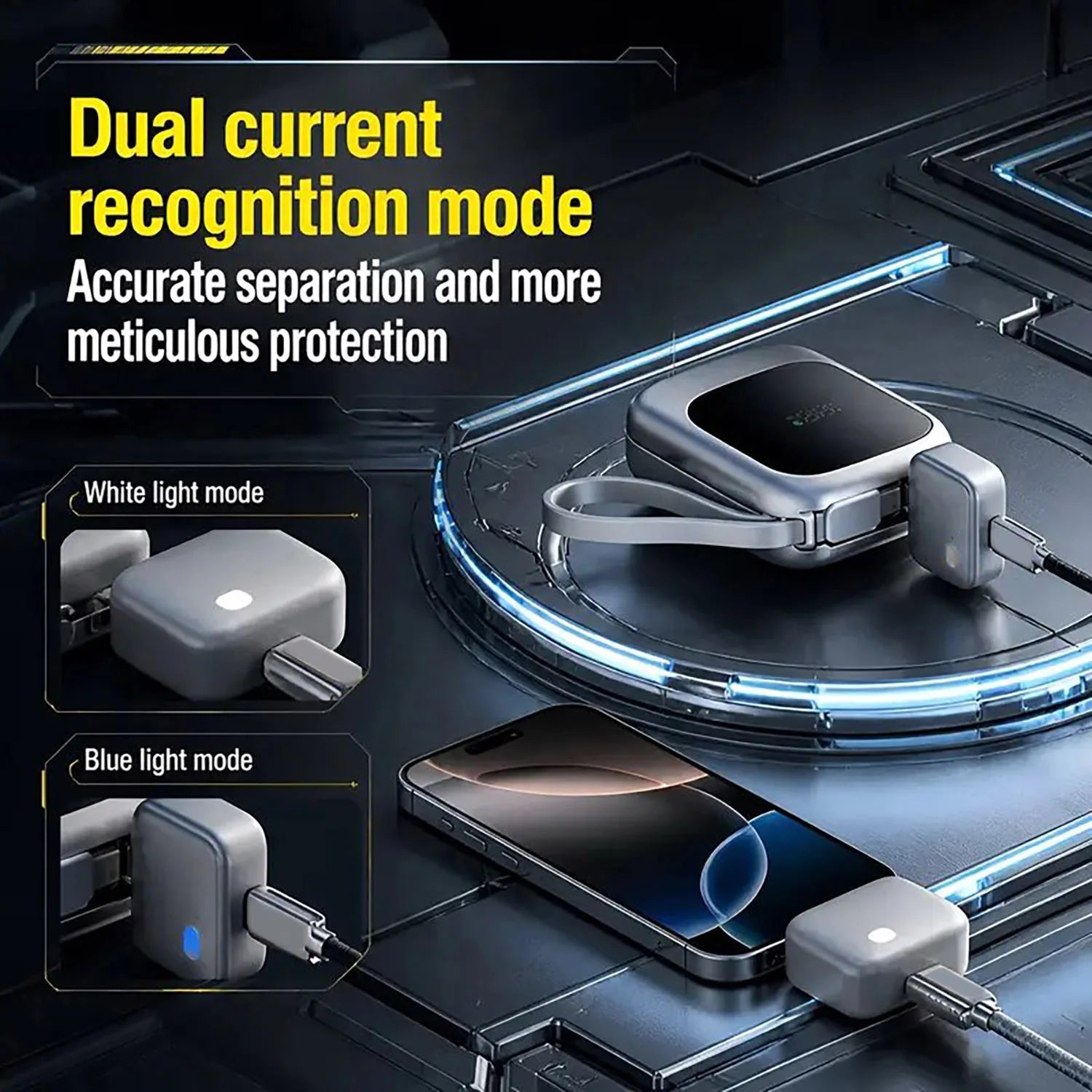 Smart Auto Unplug Charger Mechanical Ejector with True Physical Disconnection Fully Automatic Separation upon Charging Completio
