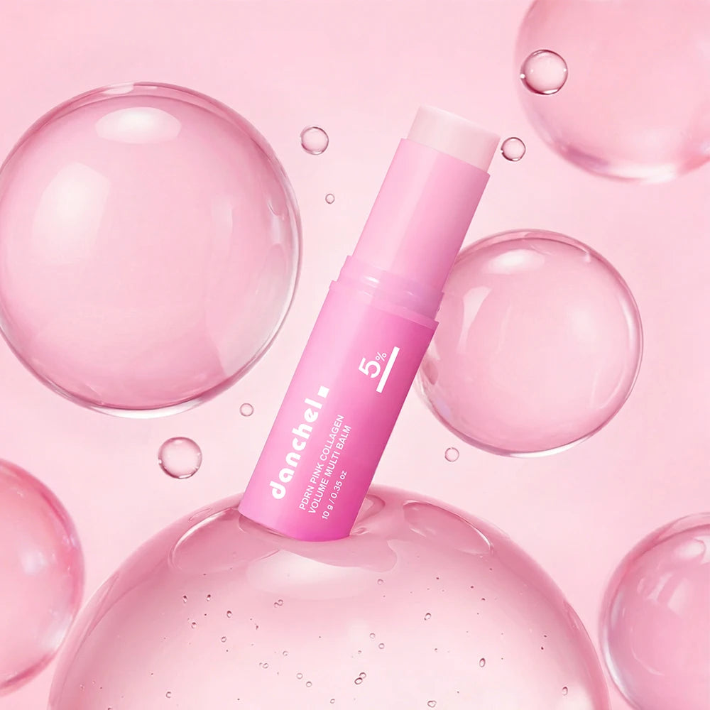 PDRN Pink Collagen Multi Volume Balm Stick Anti Aging Firming Anti Wrinkle For Eye Neck Forehead Smile Lines