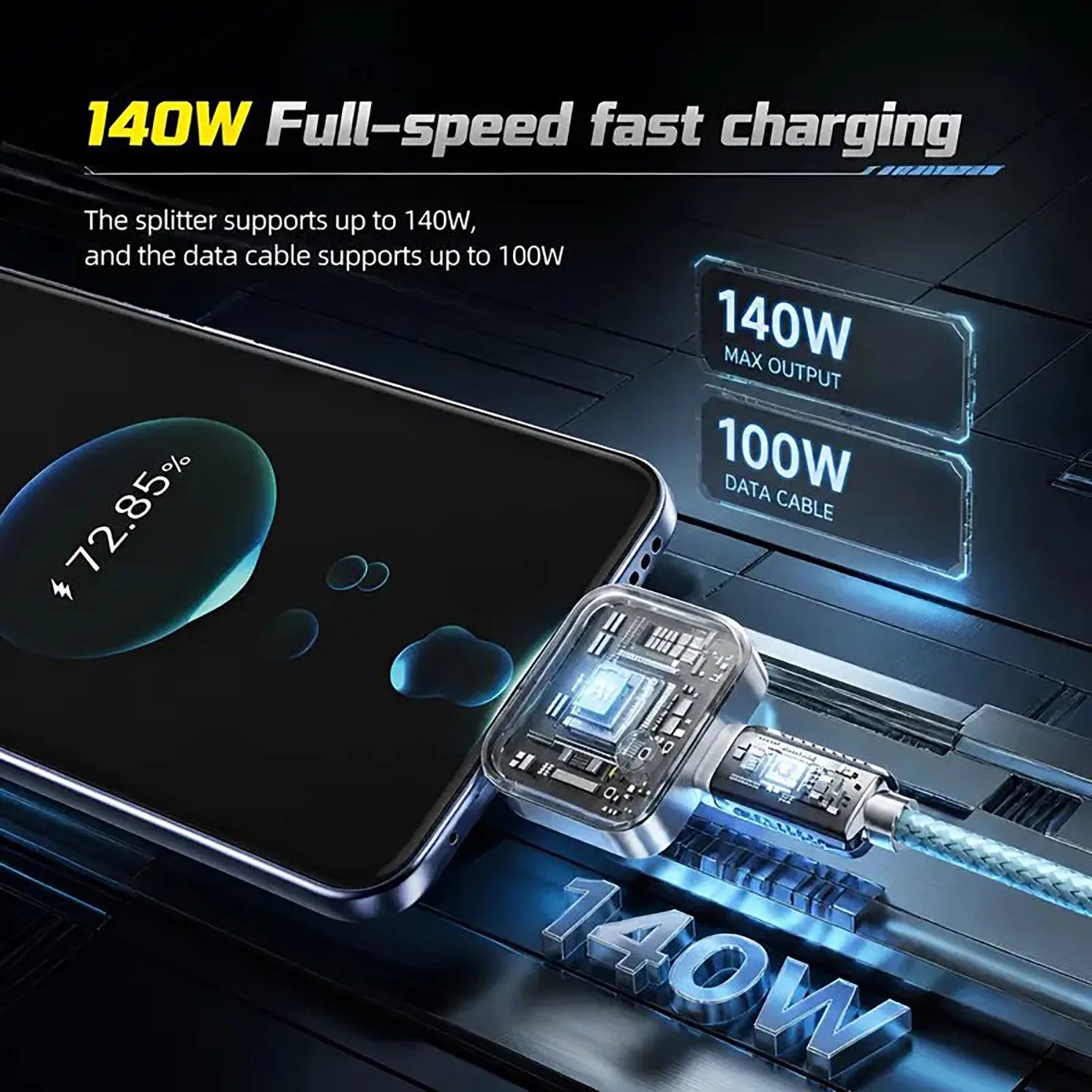 Smart Auto Unplug Charger Mechanical Ejector with True Physical Disconnection Fully Automatic Separation upon Charging Completio