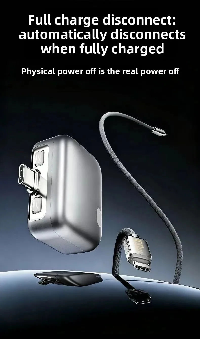 Charge fast, charge safe. This 140W Type-C adapter automatically cuts power the moment your device hits 100% — protecting your battery and giving you peace of mind for overnight charging.