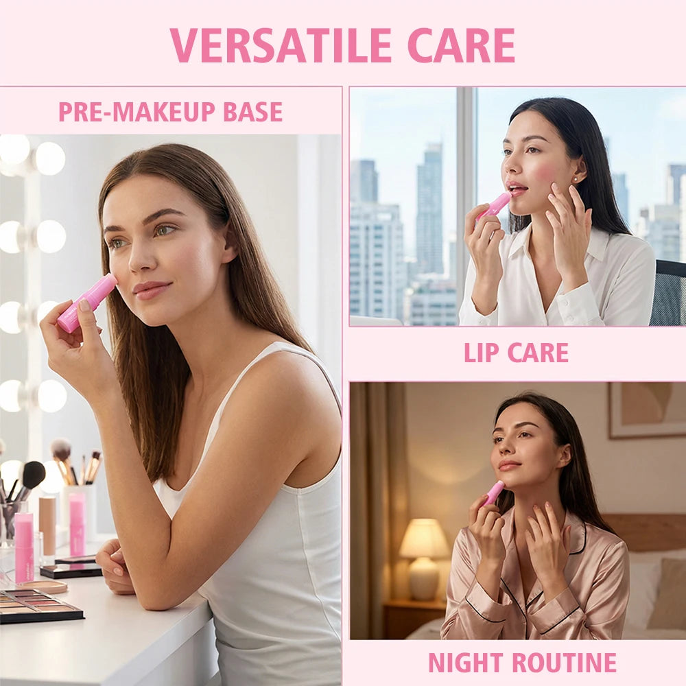 PDRN Pink Collagen Multi Volume Balm Stick Anti Aging Firming Anti Wrinkle For Eye Neck Forehead Smile Lines