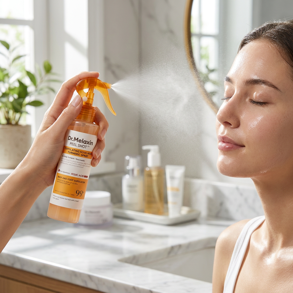 Dr.Melaxin Peel Shot in use