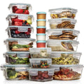 35-piece food storage container set