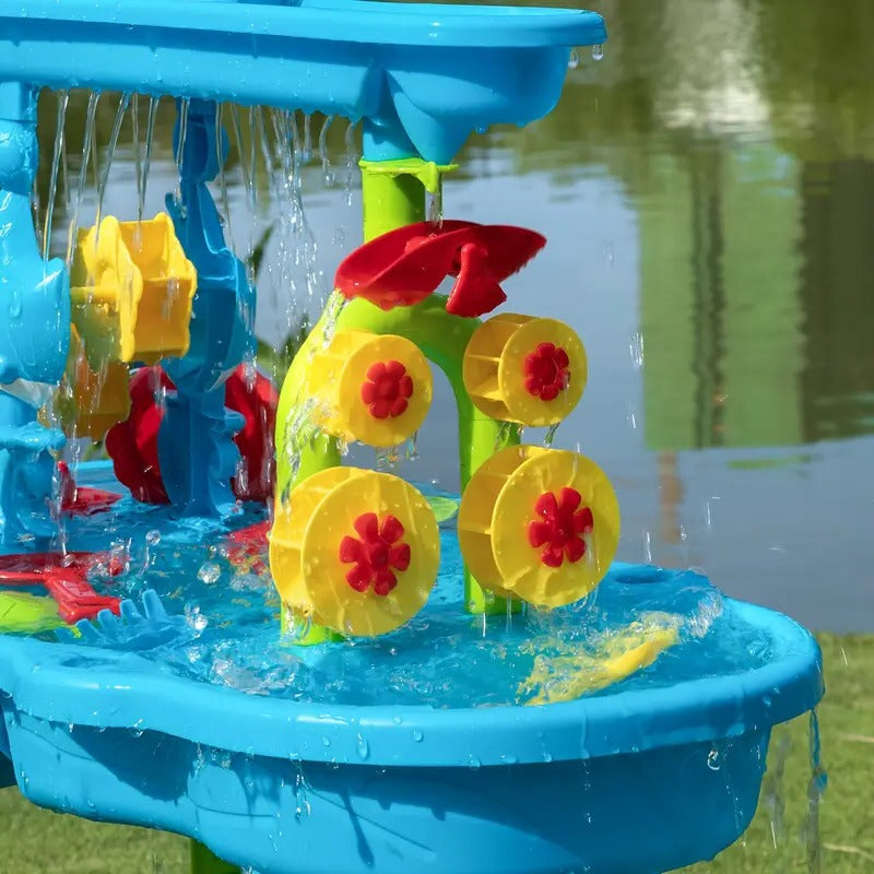 3-in-1 Outdoor Sand and Water Table for Kids