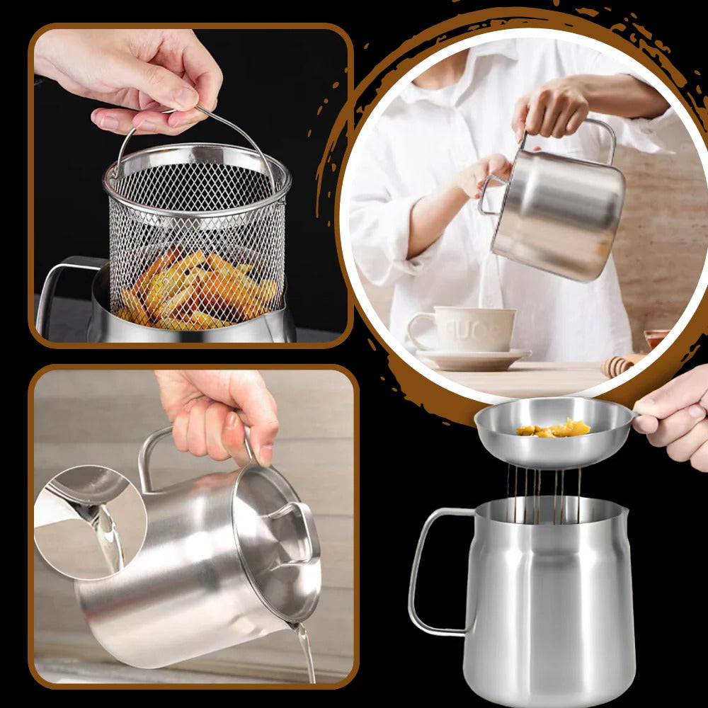 2-in-1 Deep Frying Pot