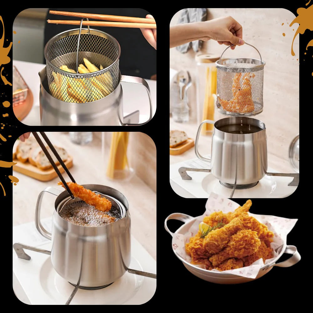 2-in-1 Deep Frying Pot