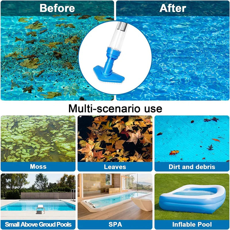 3 in 1 Cordless Rechargeable Pool Vacuum Cleaner