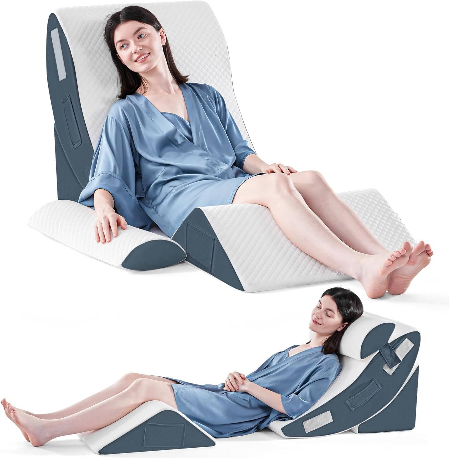 4Pcs Orthopedic Bed Wedge Pillow Set